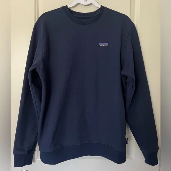Patagonia Crewneck Navy Blue Size M - Picture 2 of 6